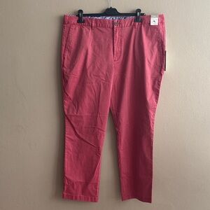 Tommy Bahama Salmon Color Boracay Flat Front Chino Pants Men 40 x 30